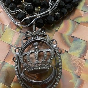 Darling Juicy Couture necklace with soft pink pouch